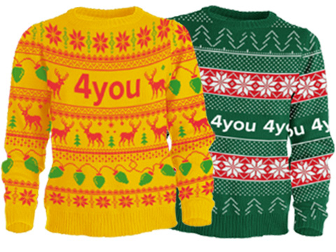 Jacquard Kersttruien